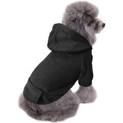 Jecikelon detalle de bolsillo en la sudadera para perros.