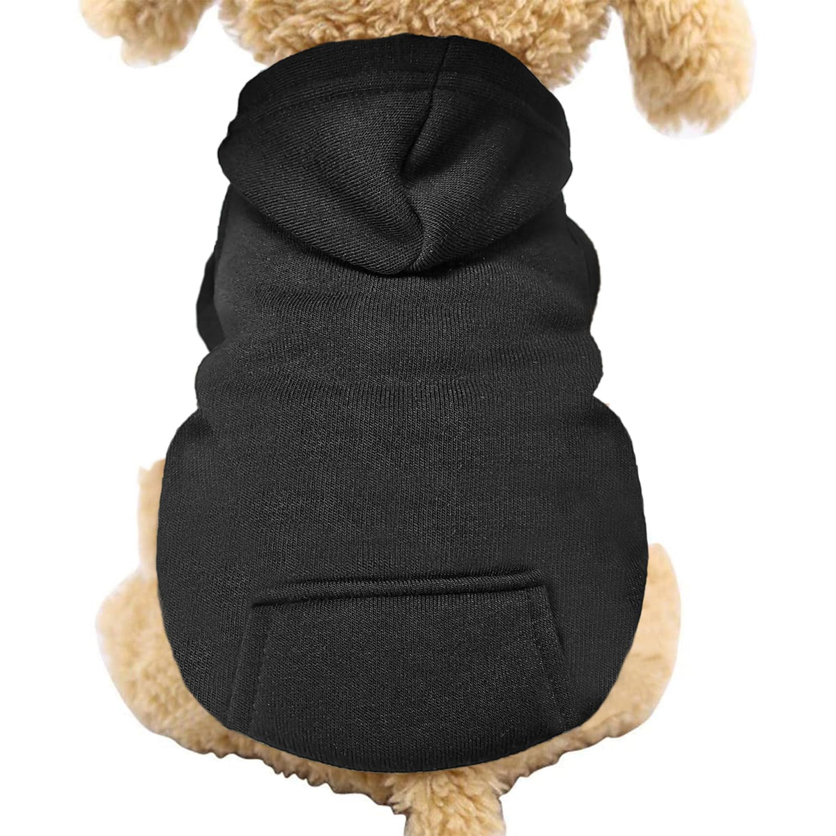 Jecikelon sudadera para perro con capucha y bolsillos, ideal para paseos.