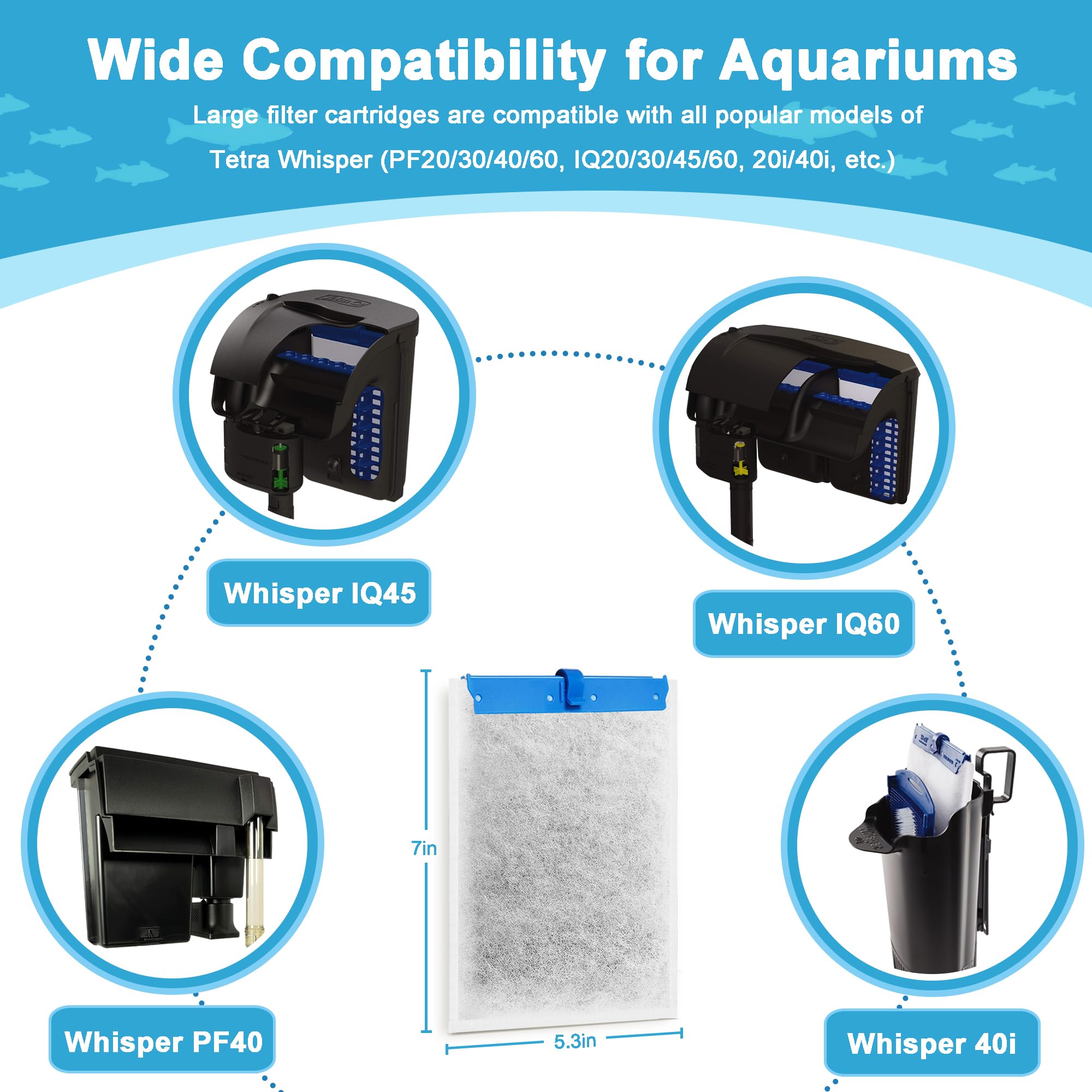 Cartucho Jeekocaso 4 en 1 con filtración avanzada para acuario.