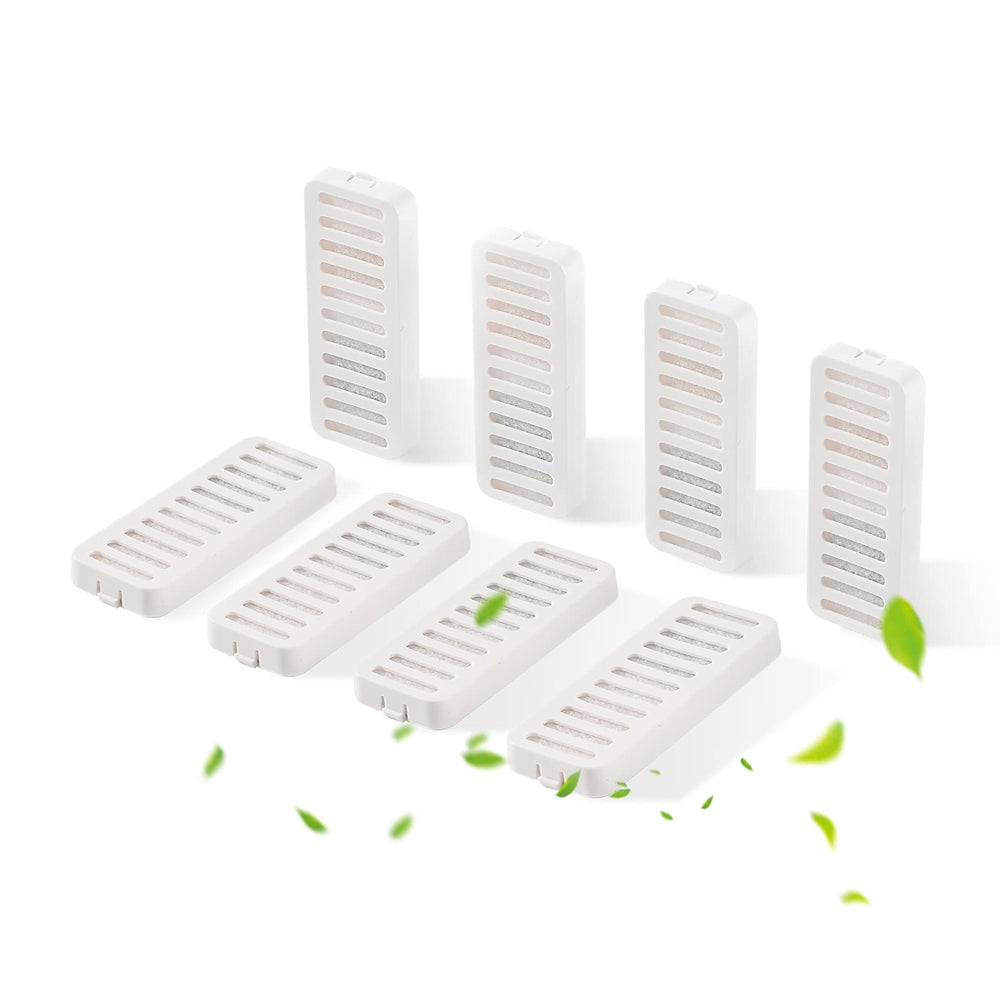 JEERAMIA filtros de repuesto para fuente de gatos, 8 piezas, mejora la calidad del agua.