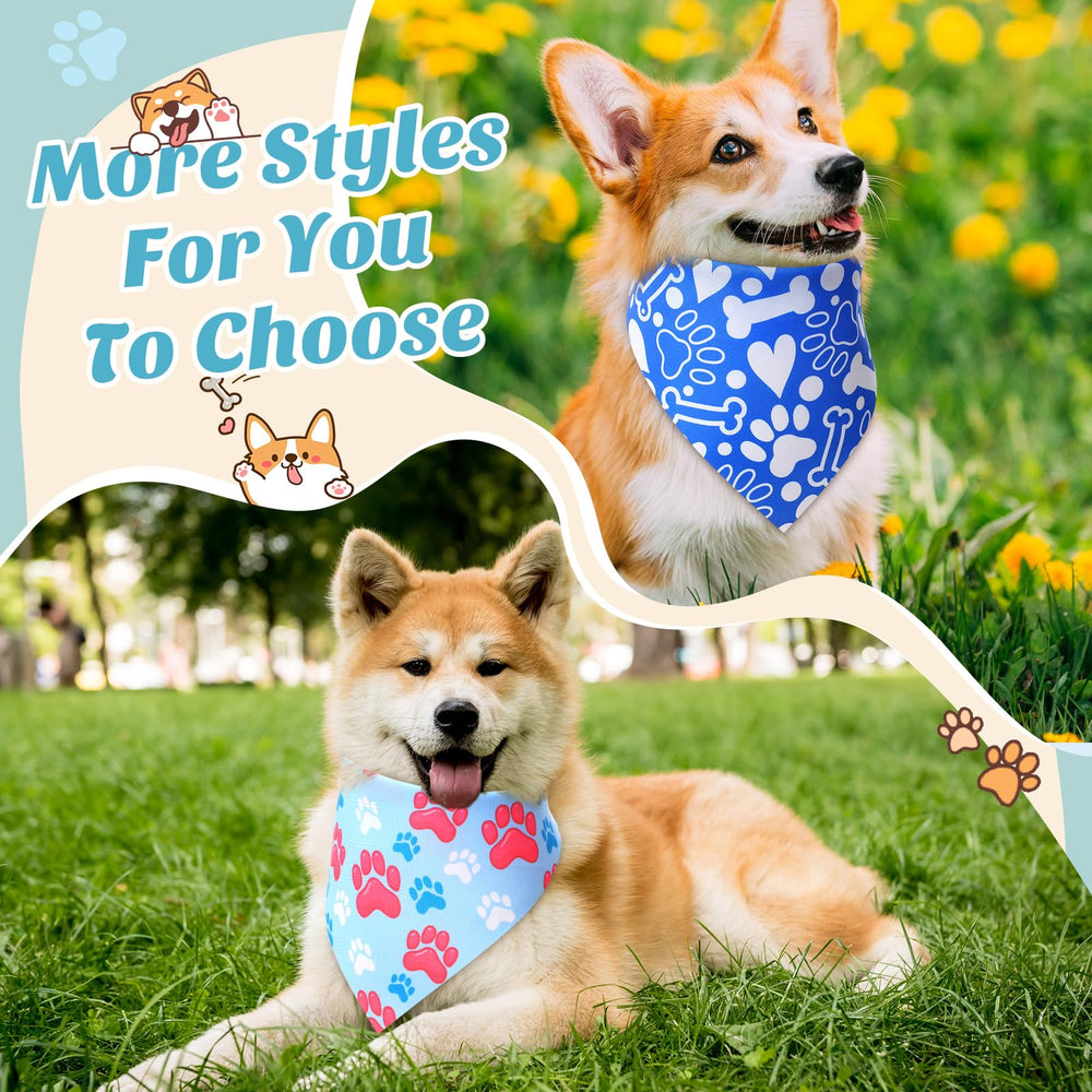 Jeere bandana para perros con diseño de hueso, perfecta para juegos.