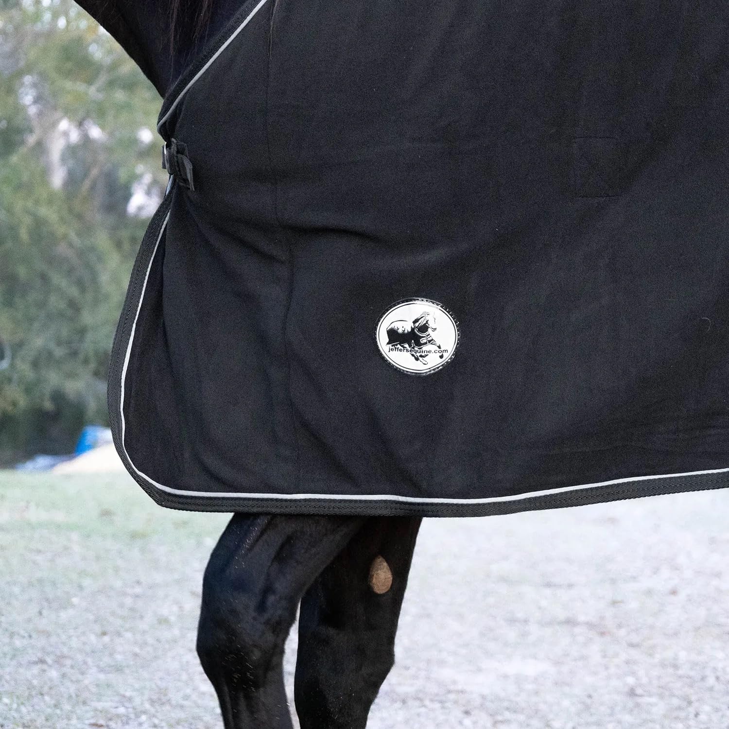Jeffers manta de felpa caballo perfecta para establo transporte y eventos en clima frío