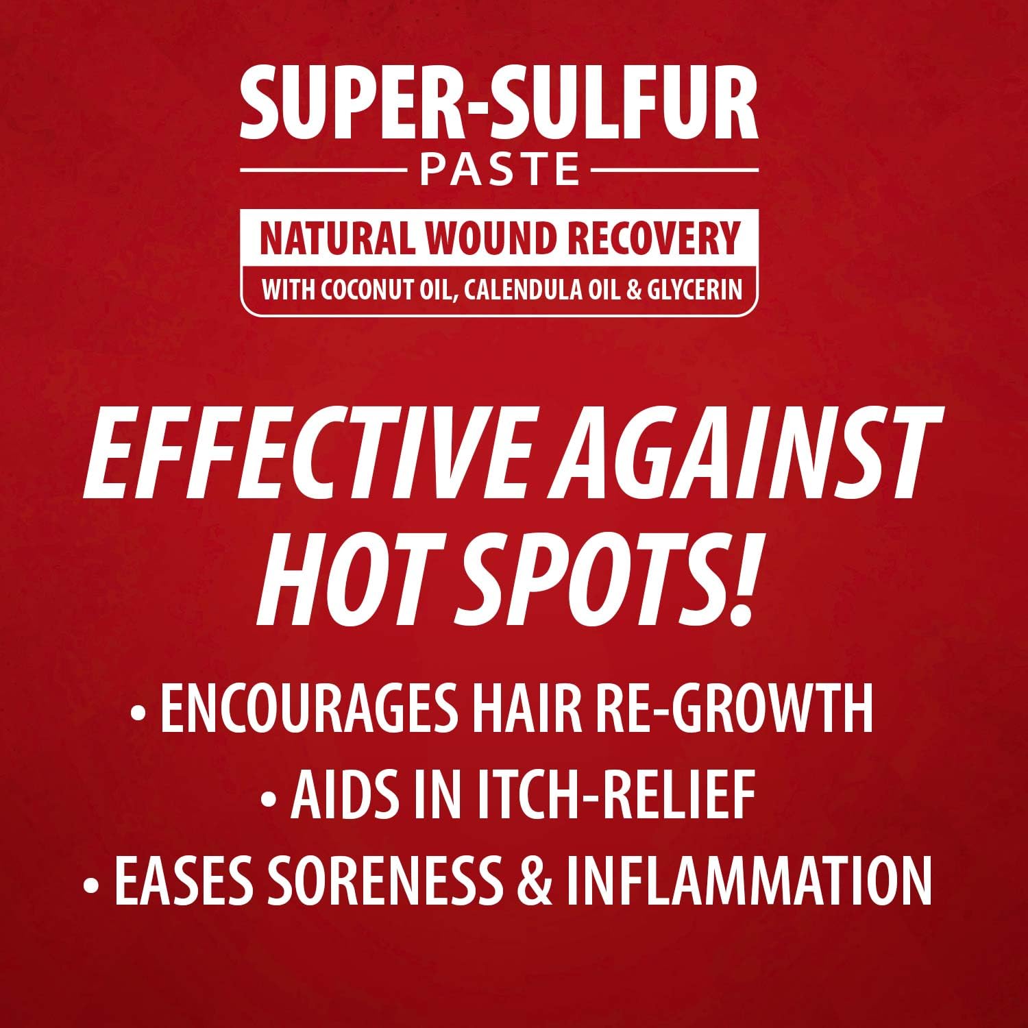 Jeffers Super Sulfur Paste cuida pezuñas de forma suave.