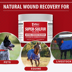 Jeffers Super Sulfur Paste para zonas sensibles con alivio suave.