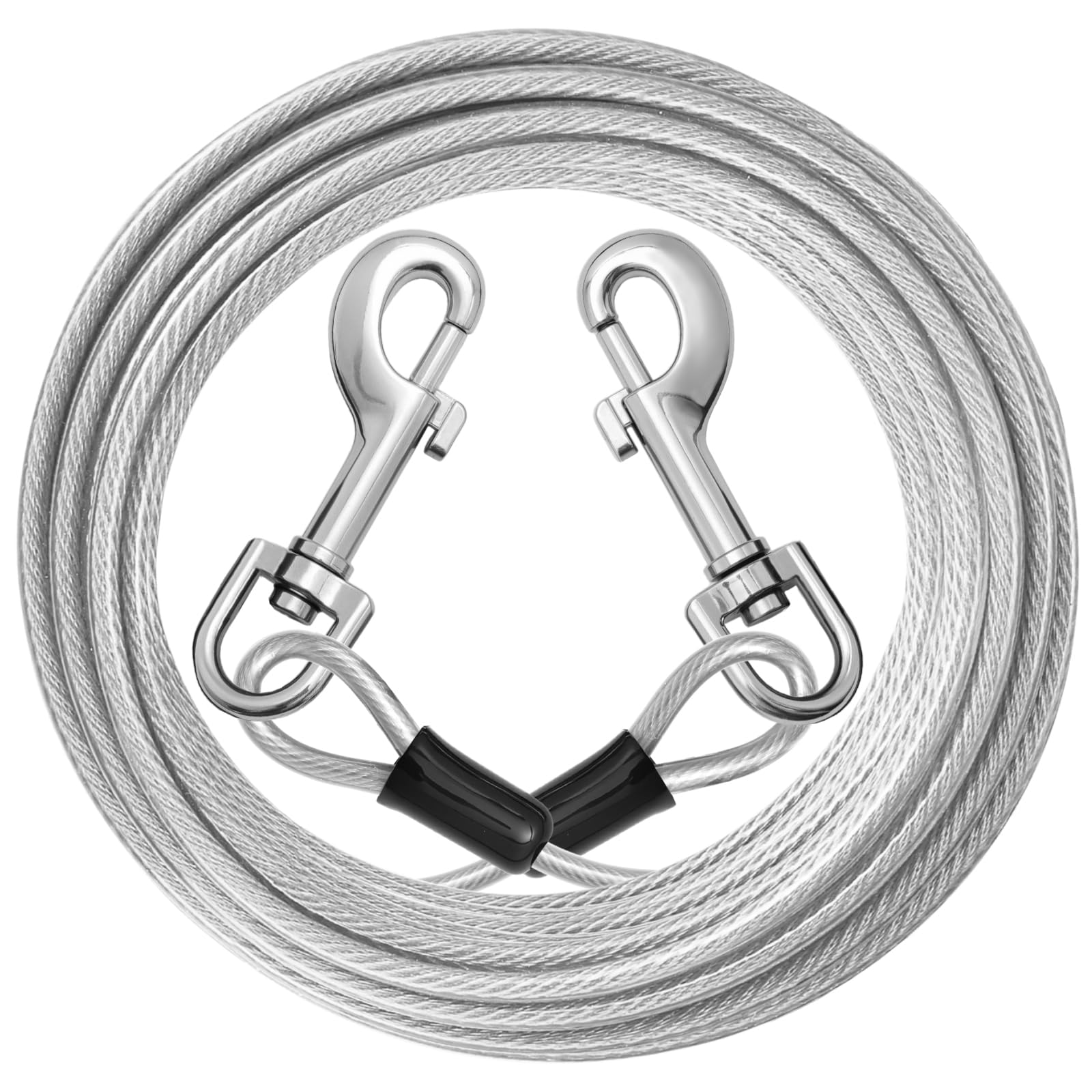 Jenico cable de amarre para perros de 20 pies, con reflectante para visibilidad nocturna.