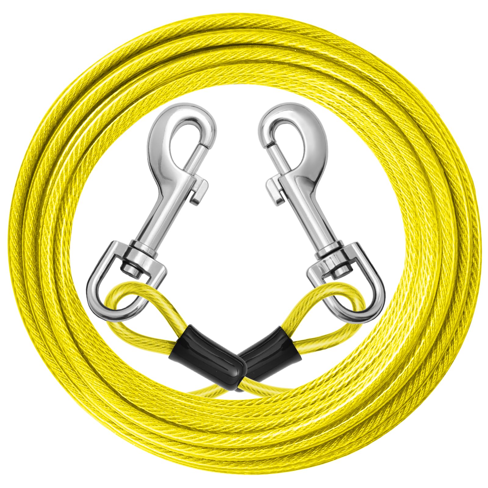 Jenico cable de amarre para perros de 20 pies, ideal para patios.
