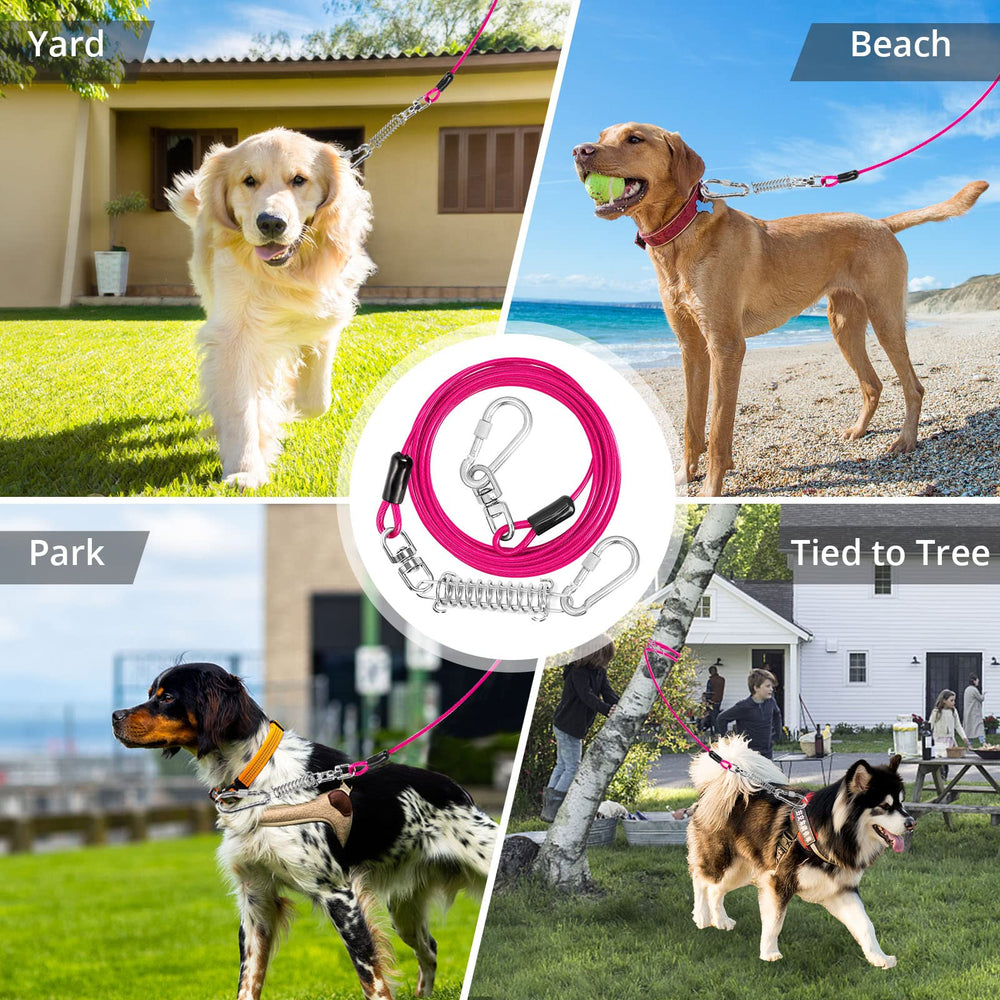 jenico cable para perro adecuado para camping