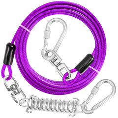 Jenico cable de amarre para perros durable para patios y jardines.