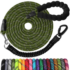 Jenico correa 10ft con bungee absorbente para paseos suaves