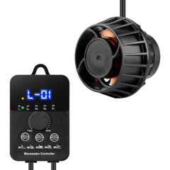 JEREPET Generador de olas con pantalla LED para corrientes ajustables en acuarios.