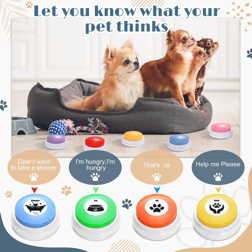 Jerify botones-perro entrenamiento con escenas para práctica.