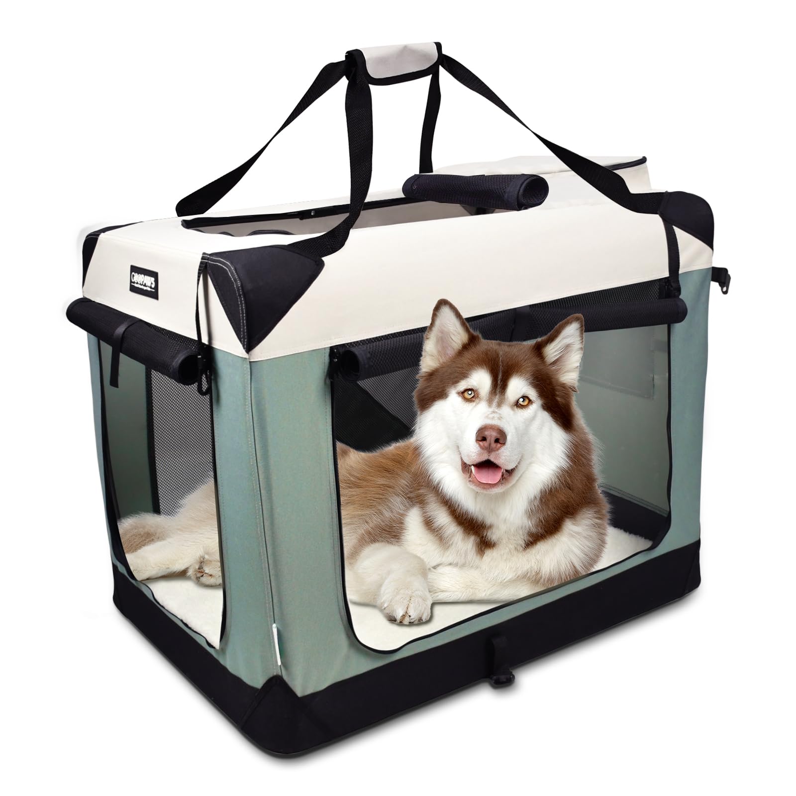 JESPET jaula suave para perros y gatos, espaciosa y cómoda para casa.