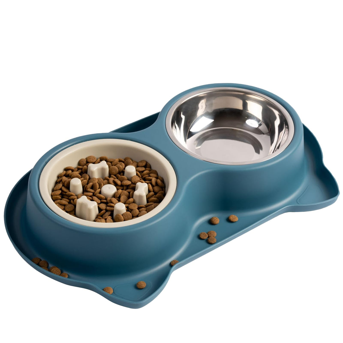 Tazón lento Jestrem para perros, fomenta comer con más pausa y comodidad