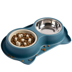 Tazón lento Jestrem para perros, fomenta comer con más pausa y comodidad