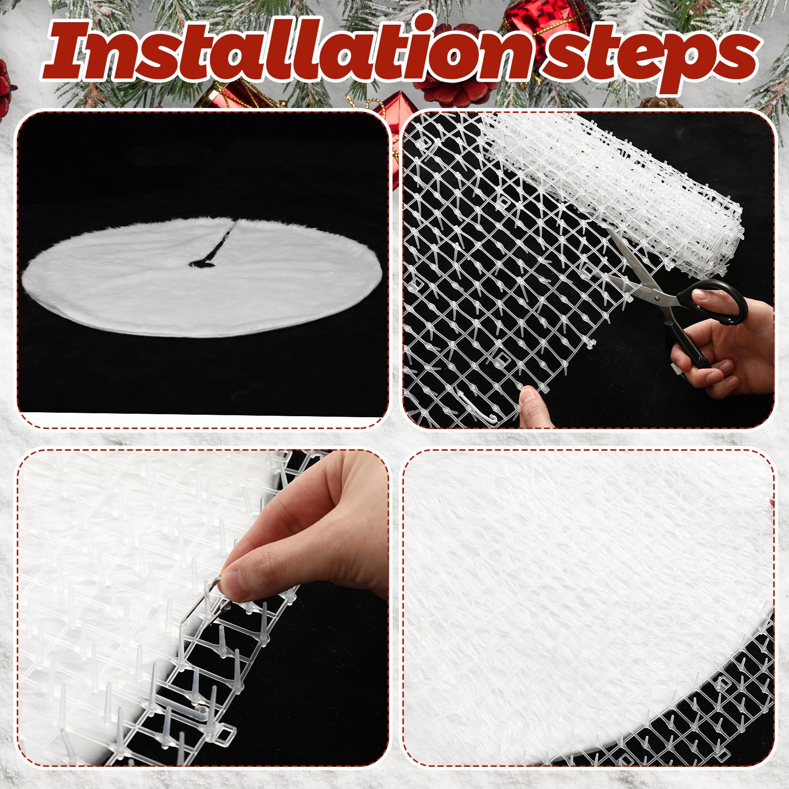 Jetec pins metálicos, fijan la alfombra para instalación rápida y estable.