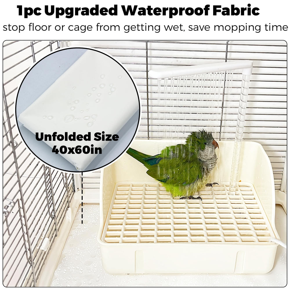 Jevnd material resistente y seguro para aves, duradero y no tóxico.