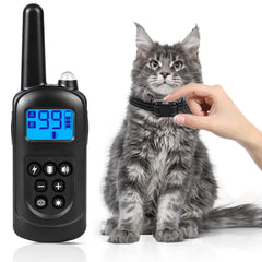 Jeyihka collar eléctrico para gatos con mando a distancia de 2000 ft para entrenamiento