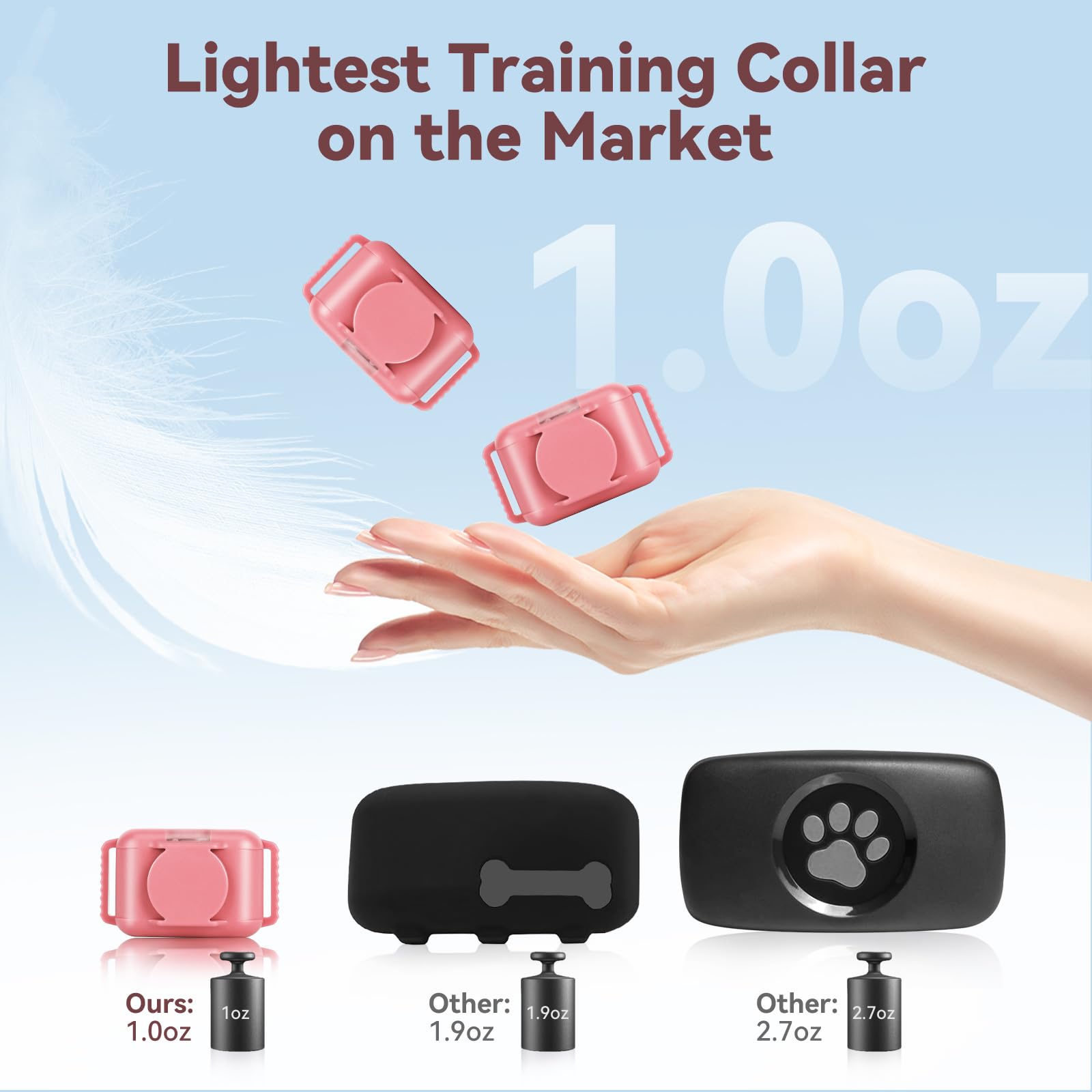 Collar Jeyihka para gatos con 3 modos de entrenamiento