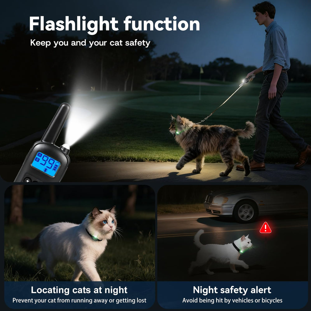 Jeyihka control remoto con luz para localizar al gato