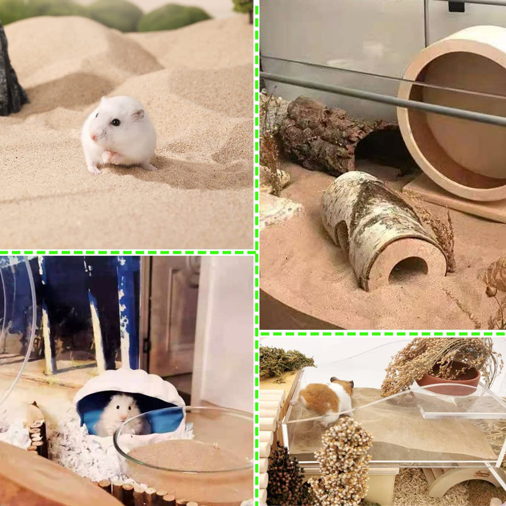 JFWOD arena para hamster, absorcion de humedad y cuidado suave durante el bano.