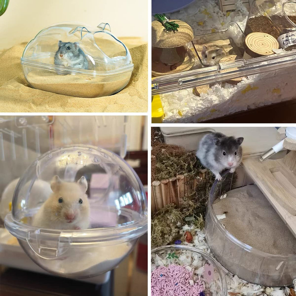 JFWOD arena de baño suave para hamster, ideal para baños periódicos.