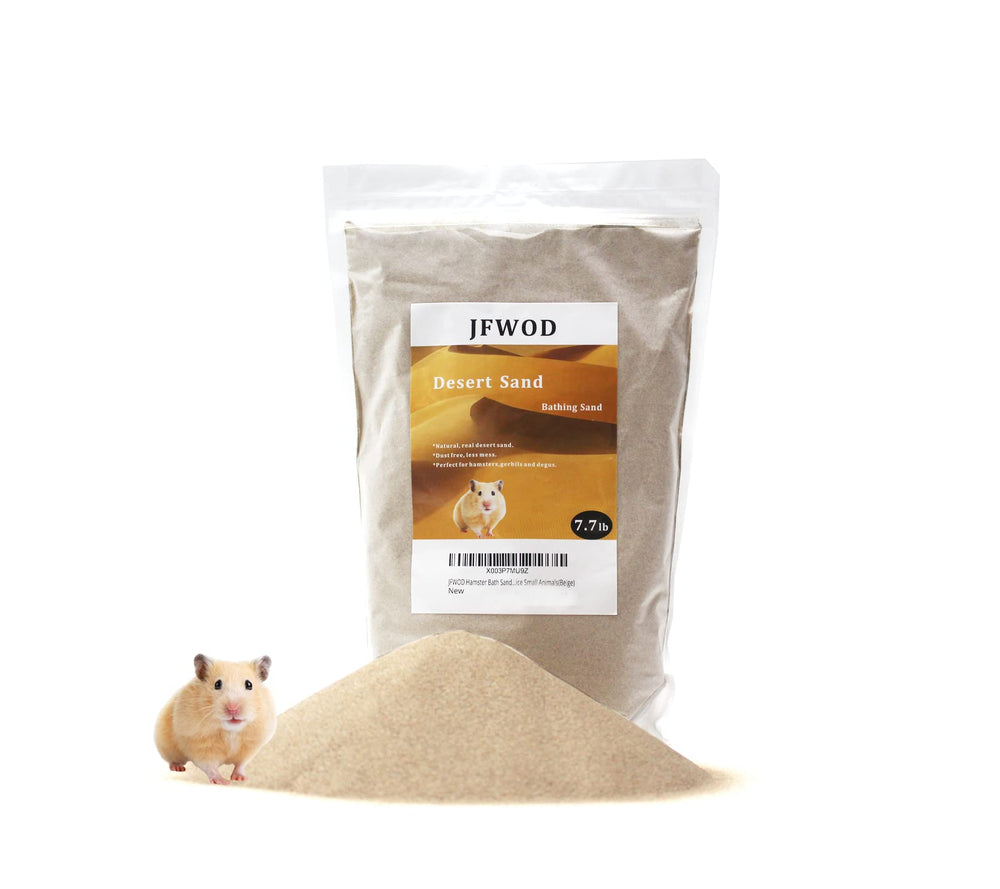 JFWOD arena para baño de chinchillas y roedores pequeños, absorbe humedad