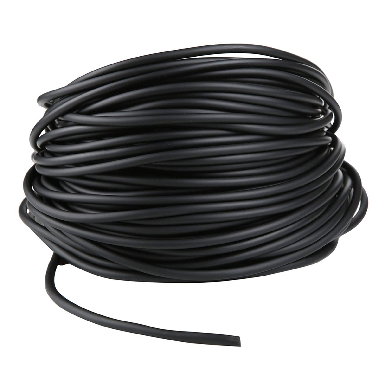 JIH tubo de aire negro de 165 pies para acuario y terrario, ideal para ocultar las líneas.