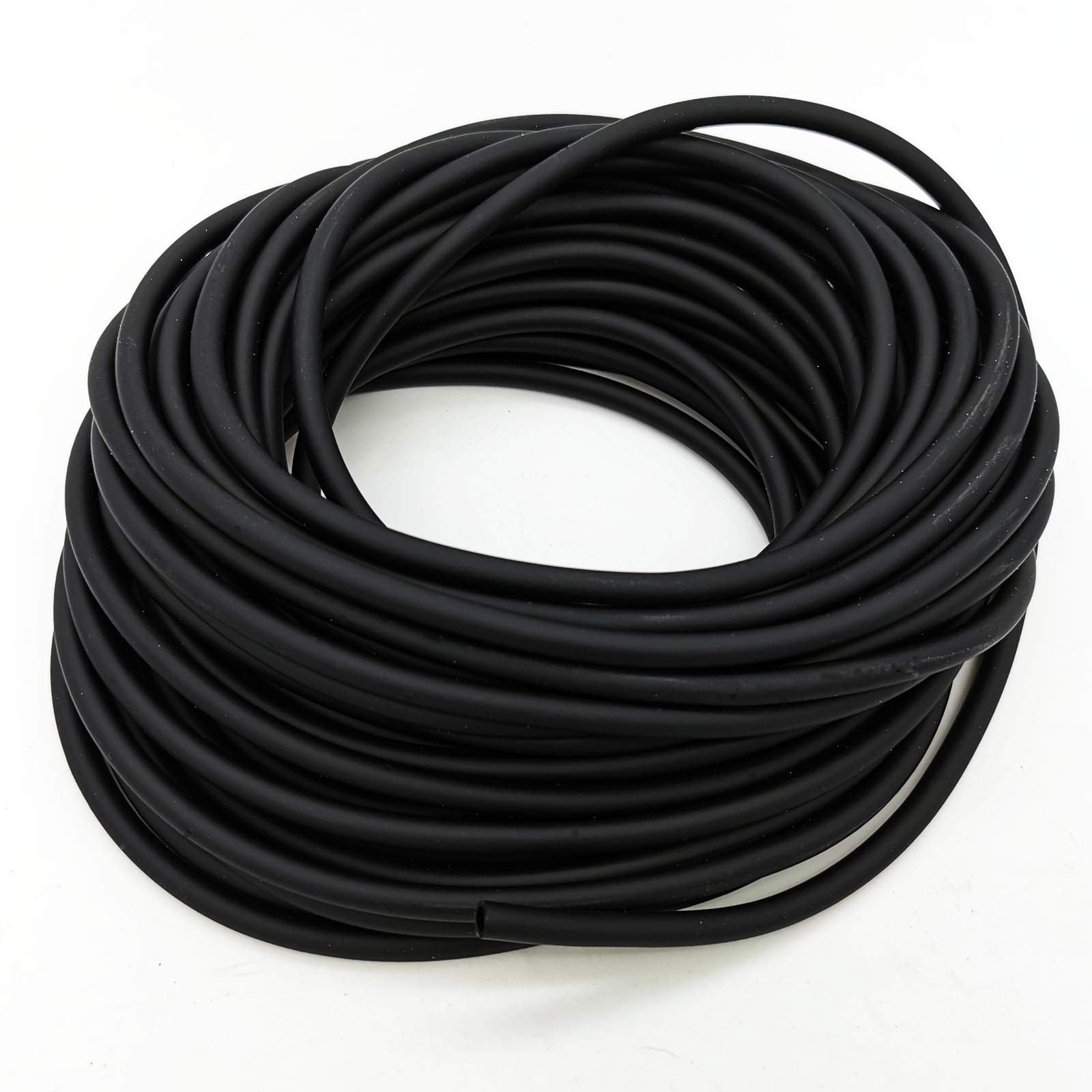 Tubo de aire negro JIH de 50 pies para acuario, oculto y duradero.