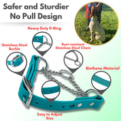 Collar Martingale hecho en EE.UU. por artesanos Amish de JIM HODGES DOG TRAINING