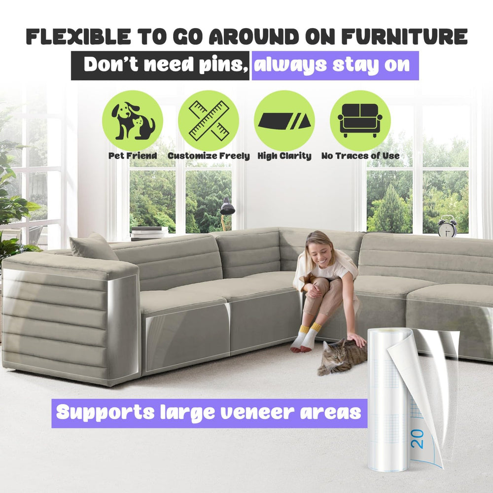 Protección versátil de JINVOGREEN para sofá, cama y mesa