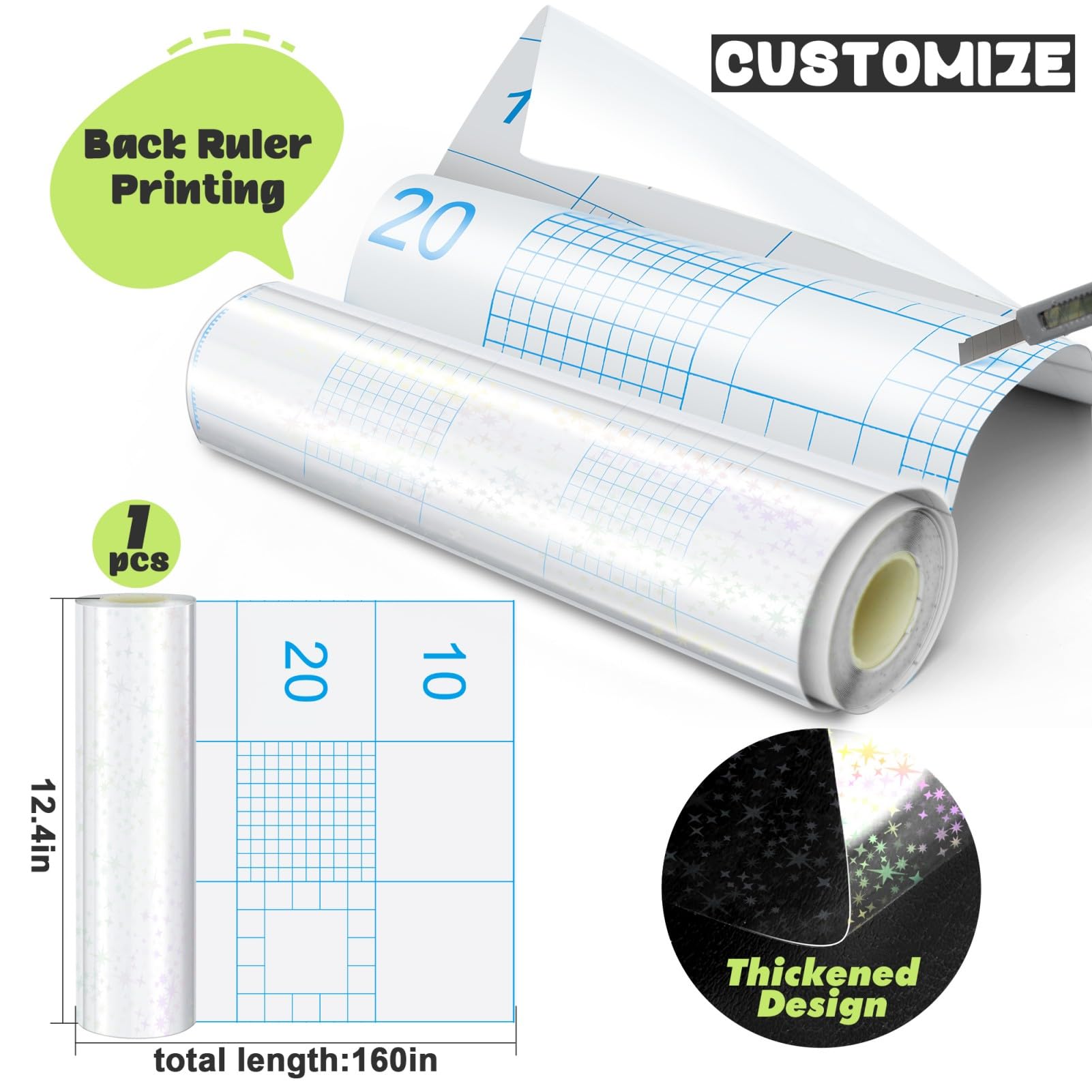 JINVOGREEN protector transparente para muebles, combina con cualquier estilo