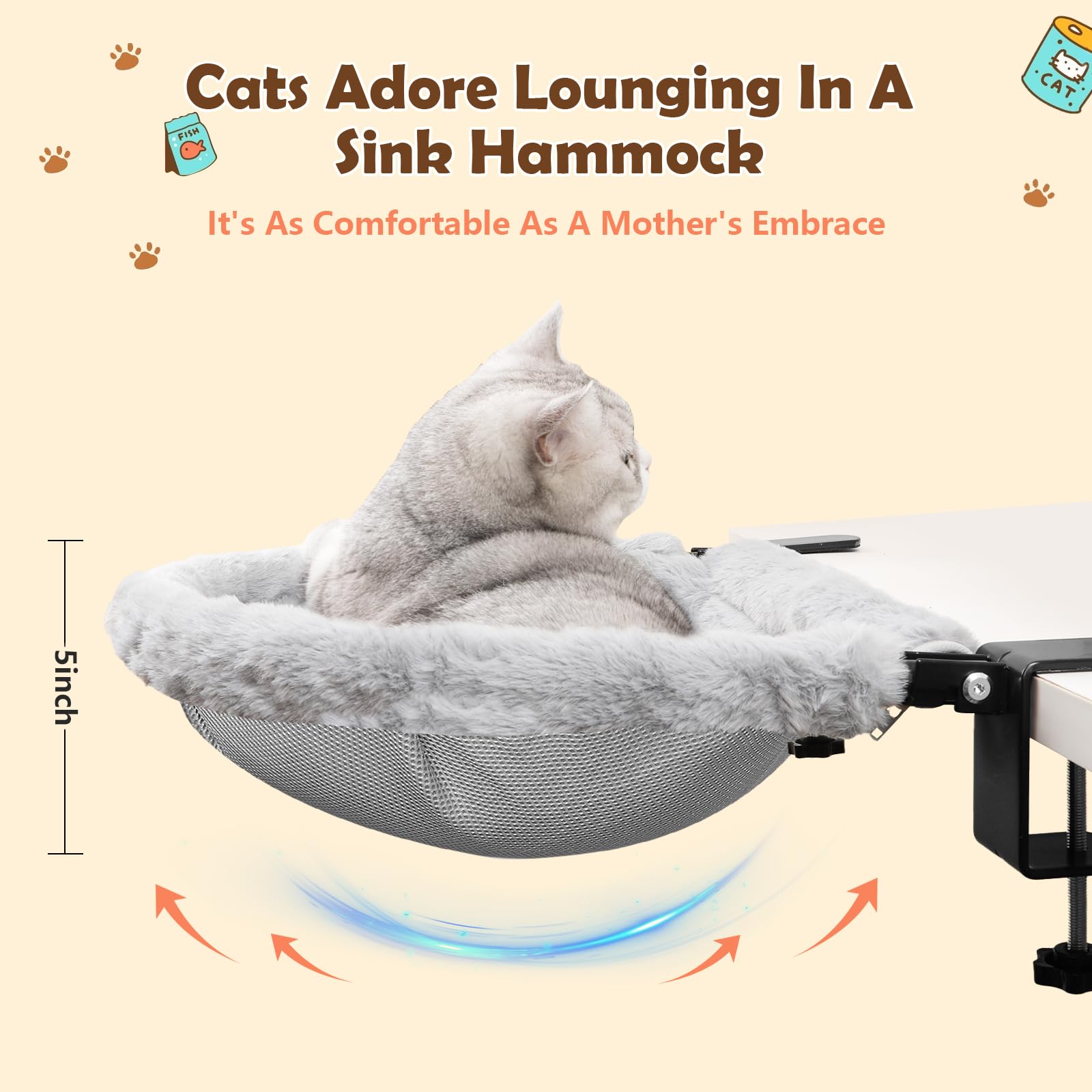 Cama de escritorio JinxZap con diseño hundido para descanso natural