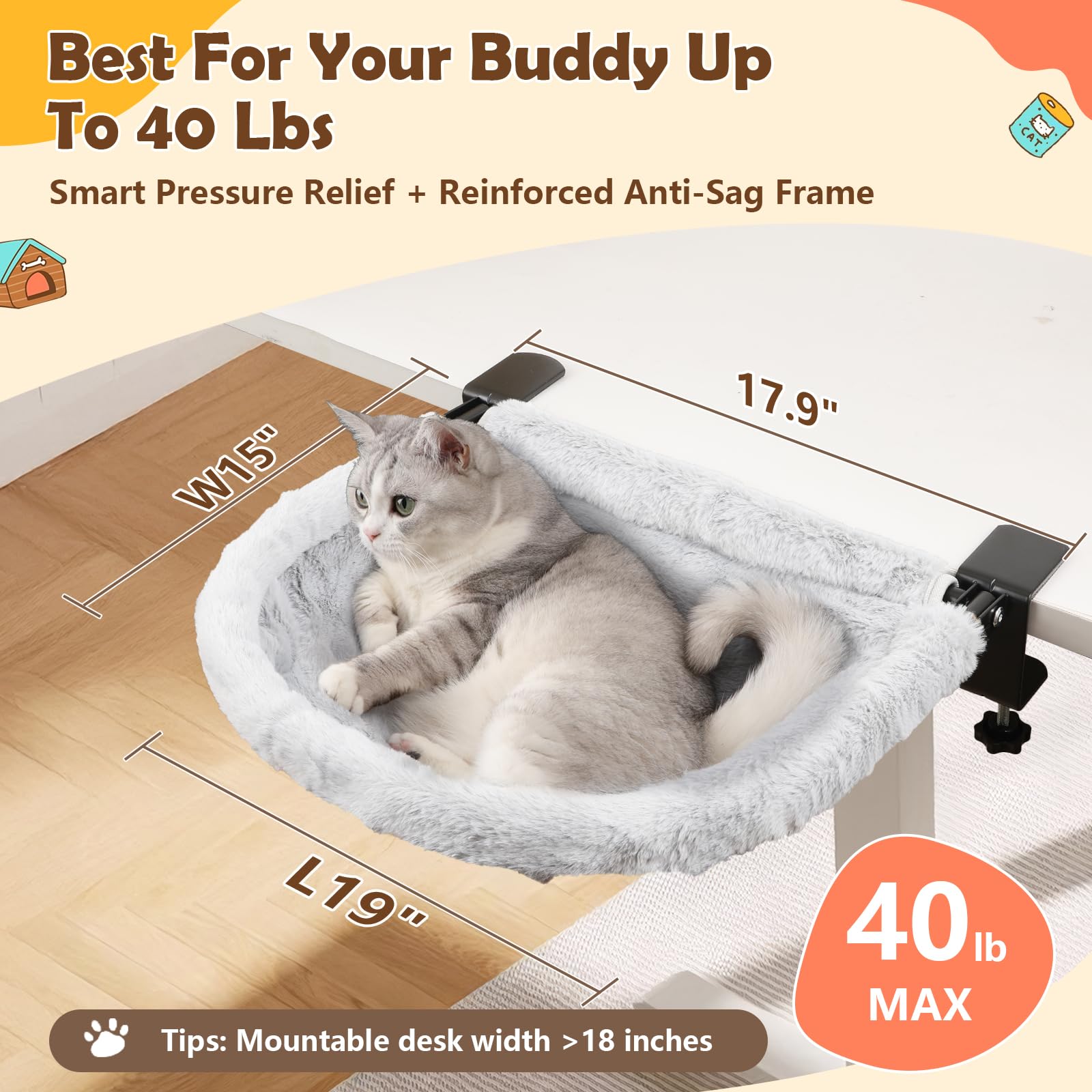 Ensamblaje rápido de la cama de gato JinxZap en minutos