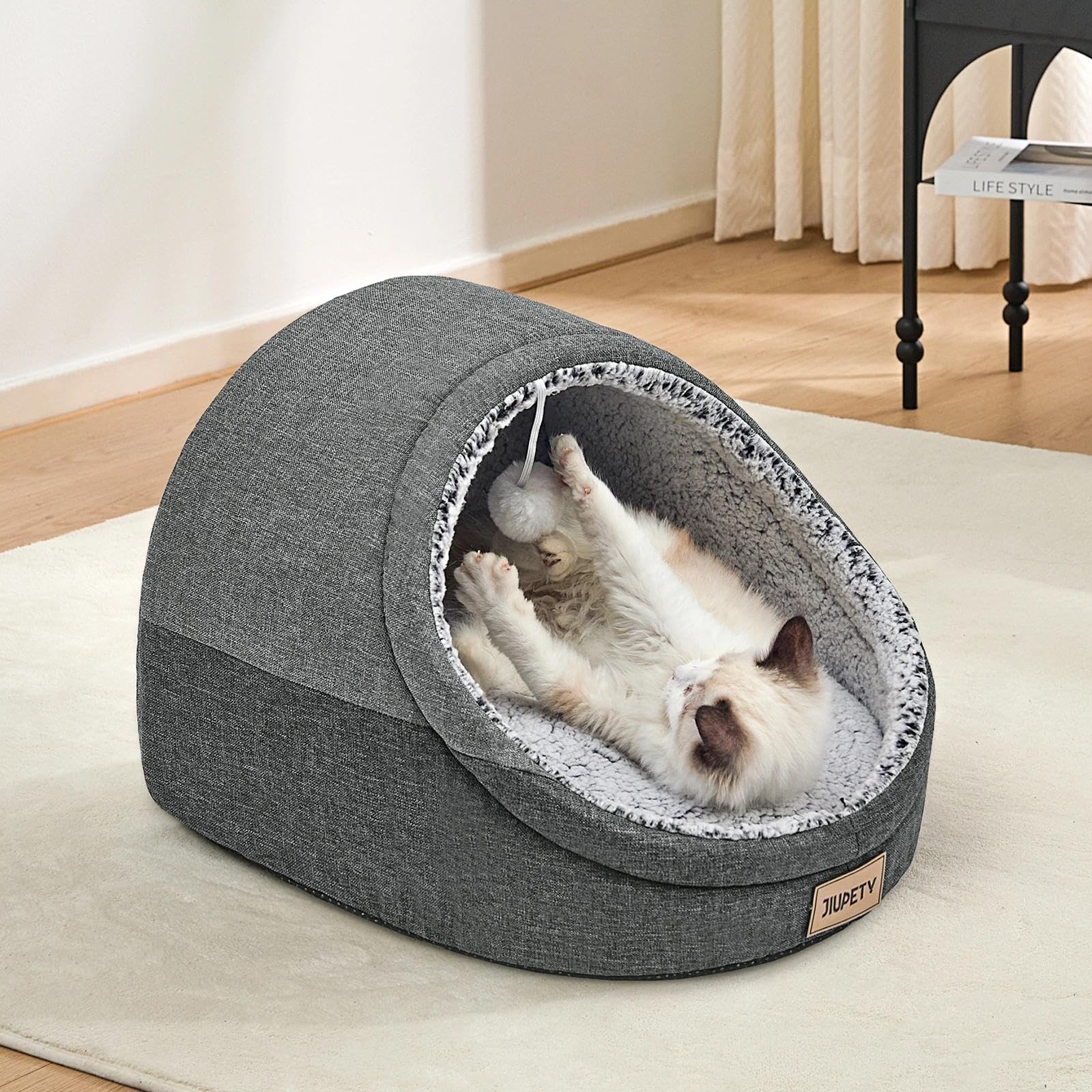 Jiupety Cama Gatos Empaque Vacío: recupera forma tras abrir
