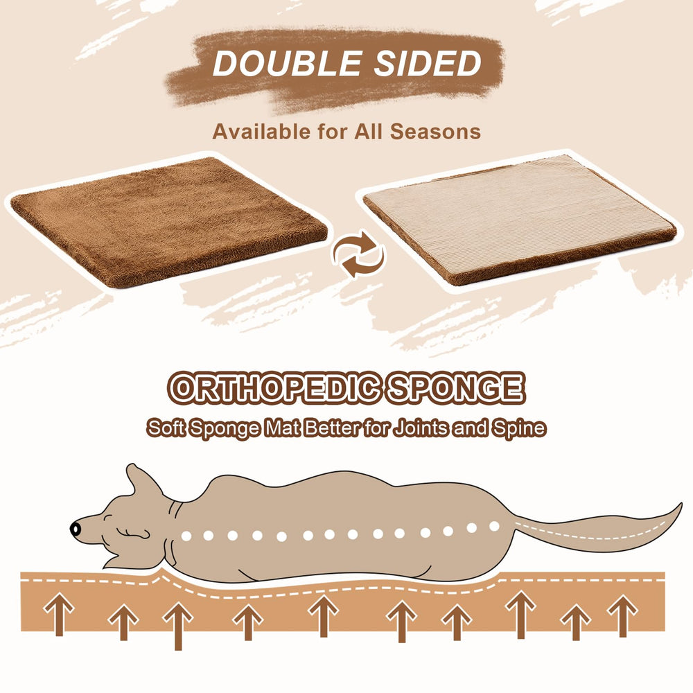 Jiupety cama de espuma, soporte para articulaciones en mascota grande