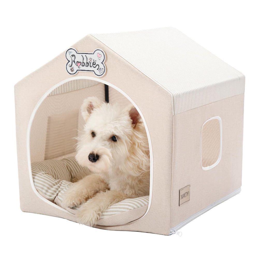 Jiupety estructura 360 grados para casa de perro, soporte estable para siestas