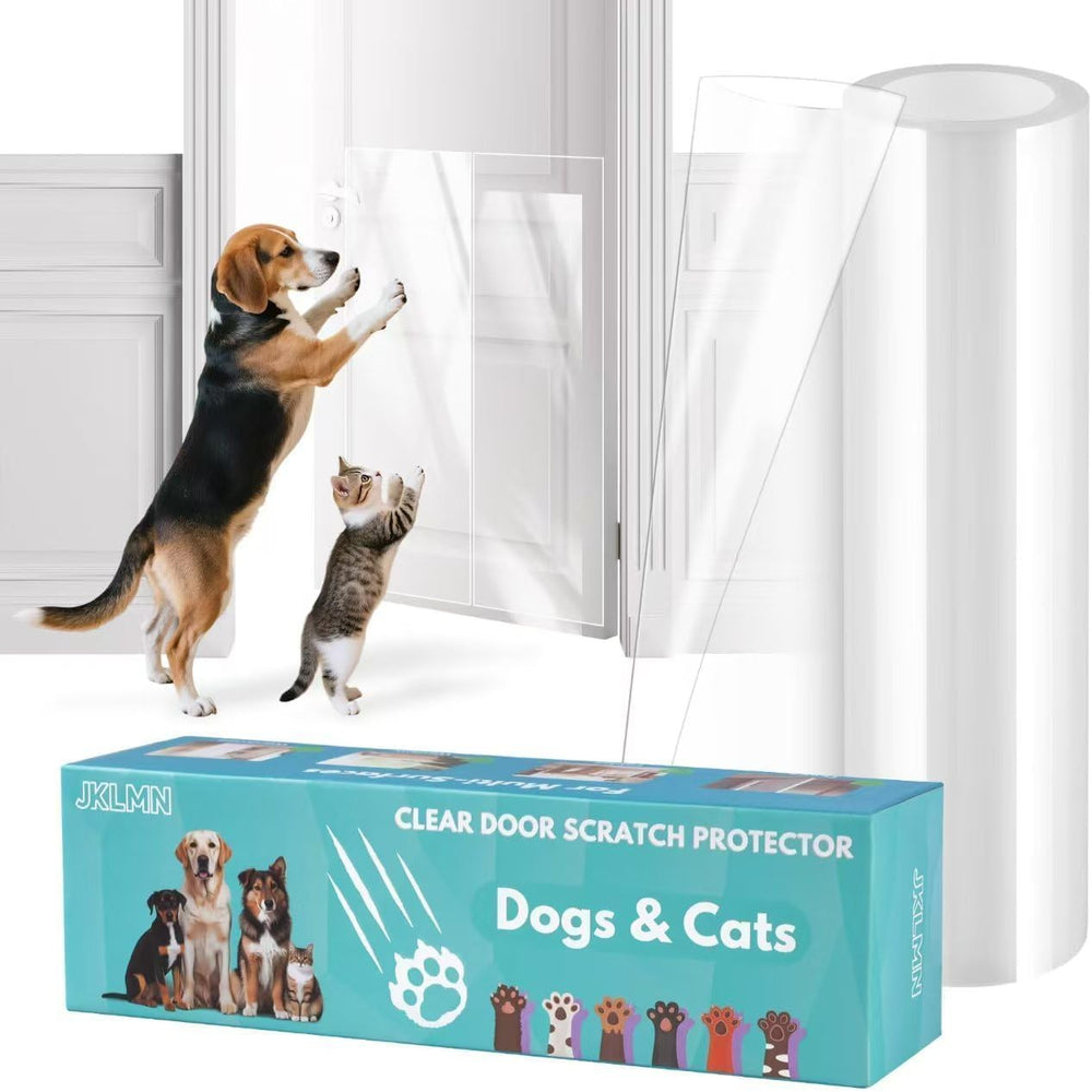 JKLMN protector puerta sin arañazos, protege puertas de mascotas y mantiene superficies intactas.