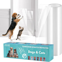 JKLMN protector puerta sin arañazos, protege puertas de mascotas y mantiene superficies intactas.