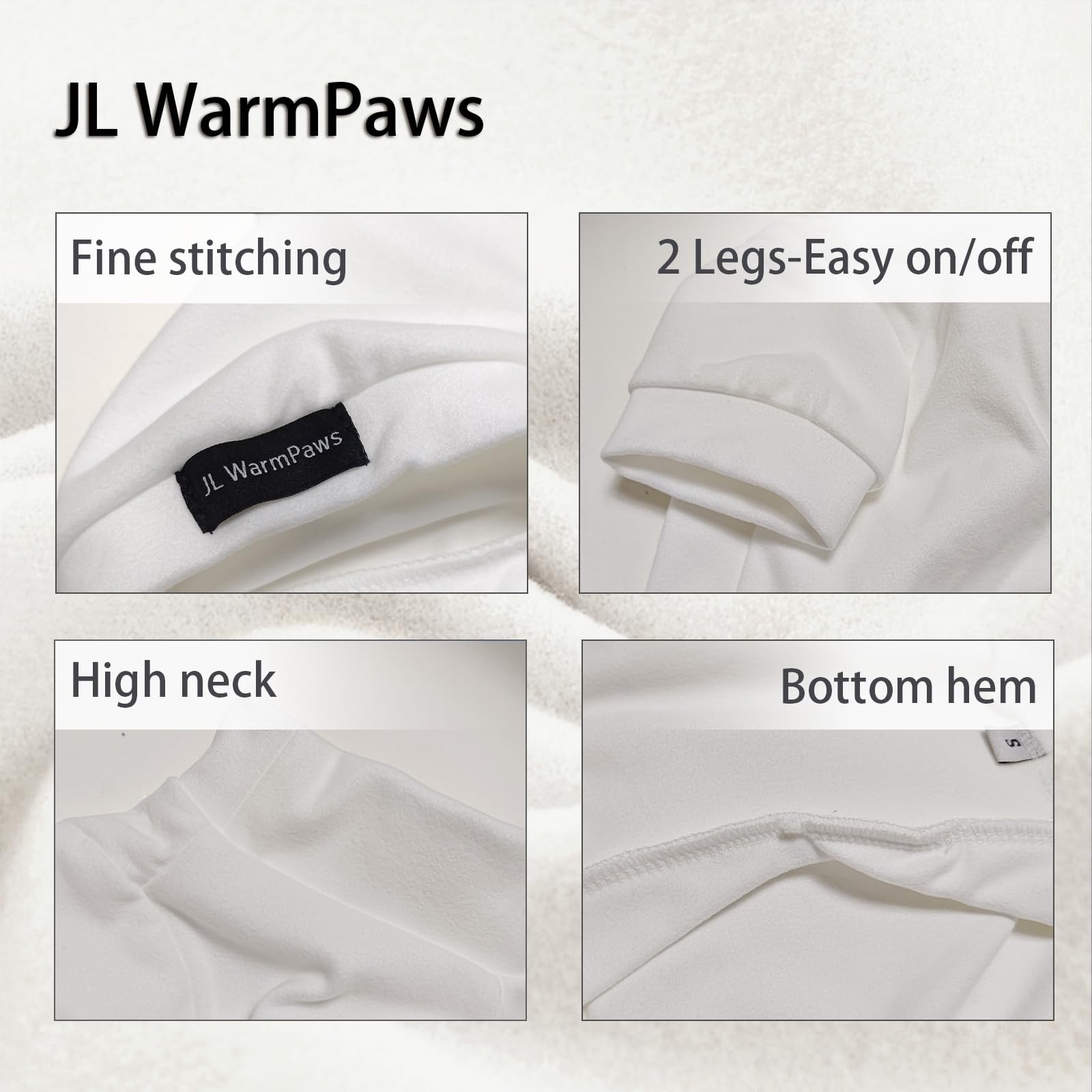 JL WarmPaws lavado fácil y colores duraderos tras lavados.