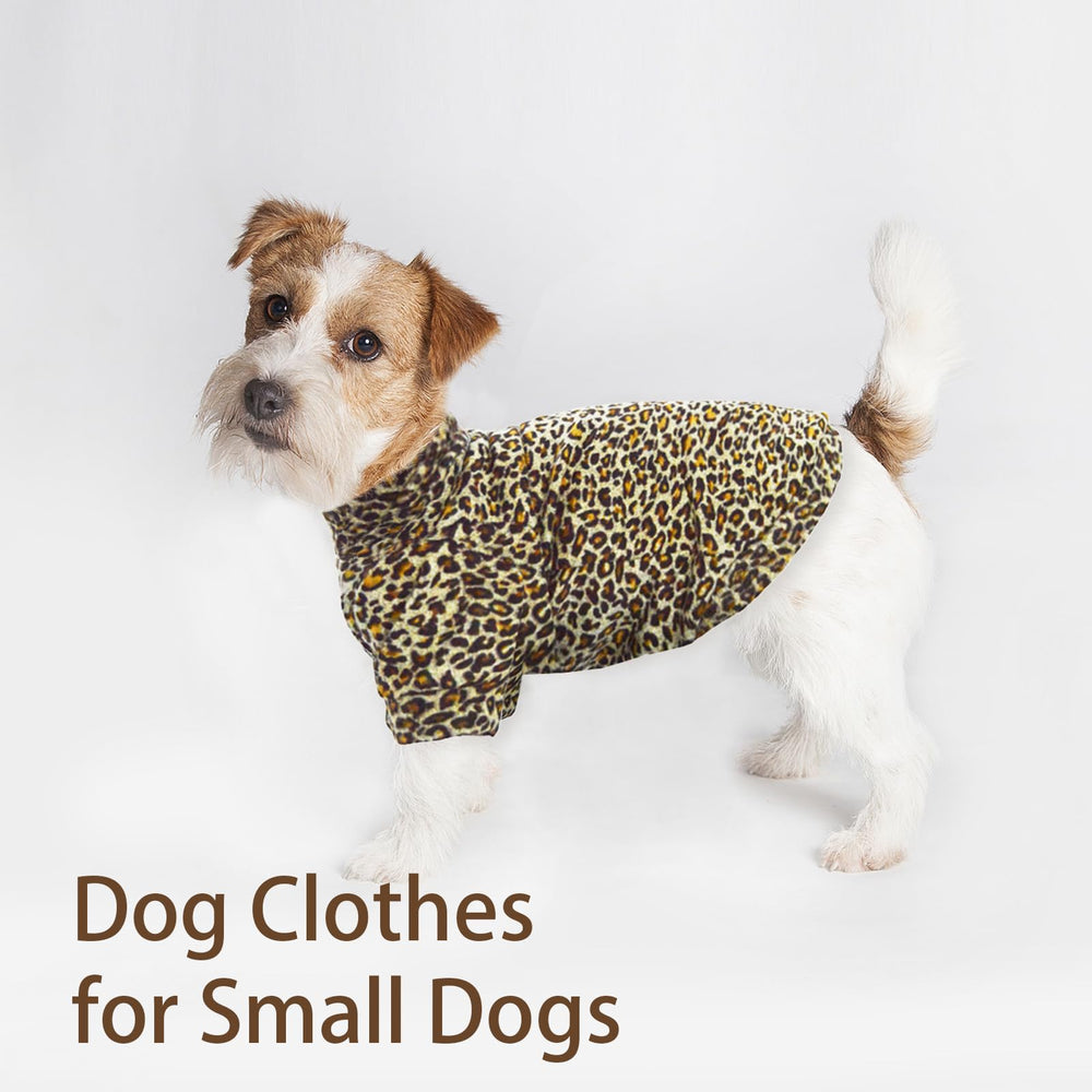 JL WarmPaws Leopardo Sweater Tejido, primer plano muestra elástico para movilidad.