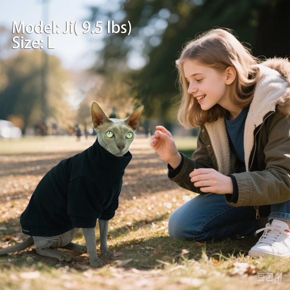 JL WarmPaws Sudadera Sphynx, tejido suave para descanso cómodo