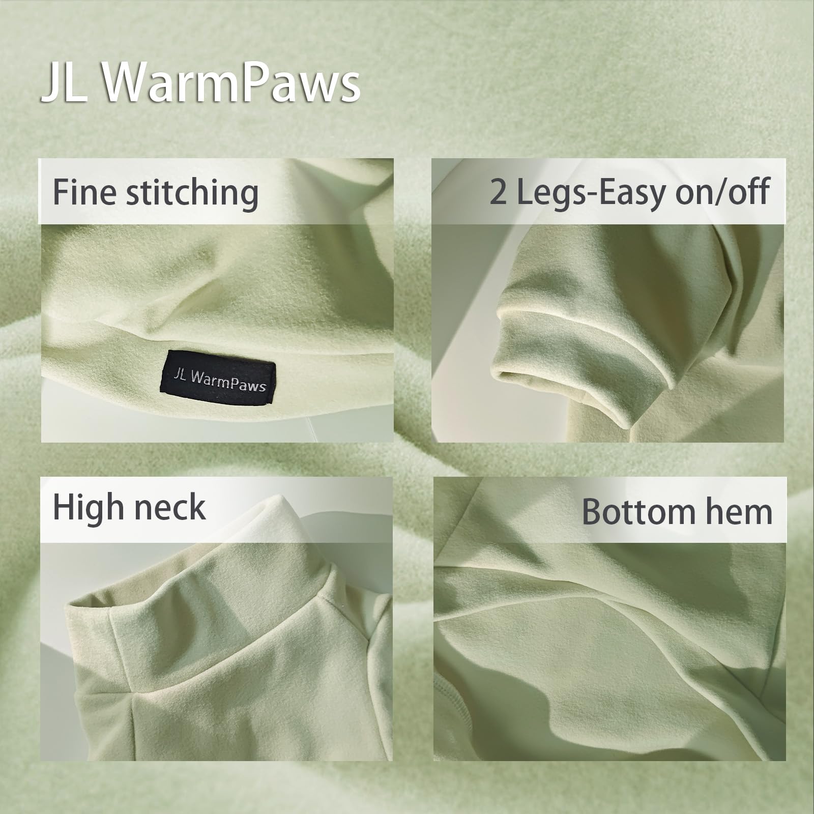 JL WarmPaws uso diario ropa gato sin pelo, suave y cálida