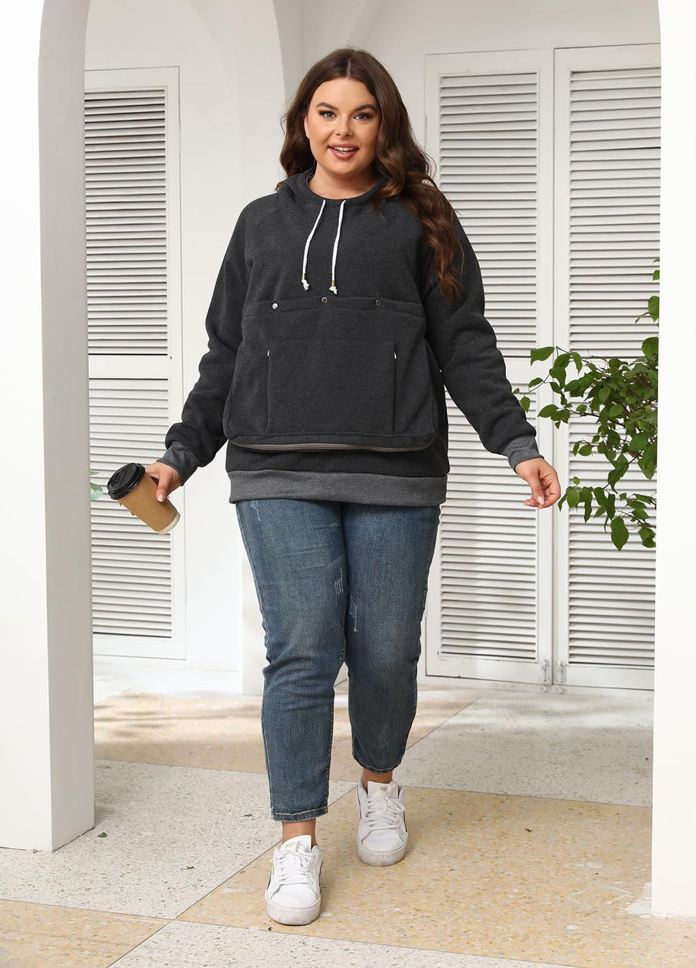 JMOREDEEP sudadera de felpa suave para mayor comodidad.