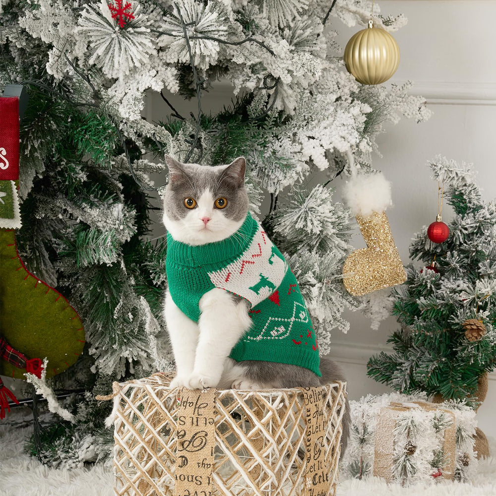 Suéter navideño Jnancun, cuello alto, comodidad diaria.