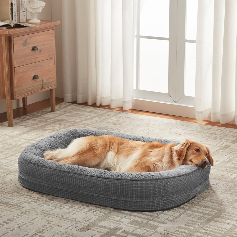 Dimensiones 35 x 25 pulgadas ofrecen amplio espacio para perros grandes.
