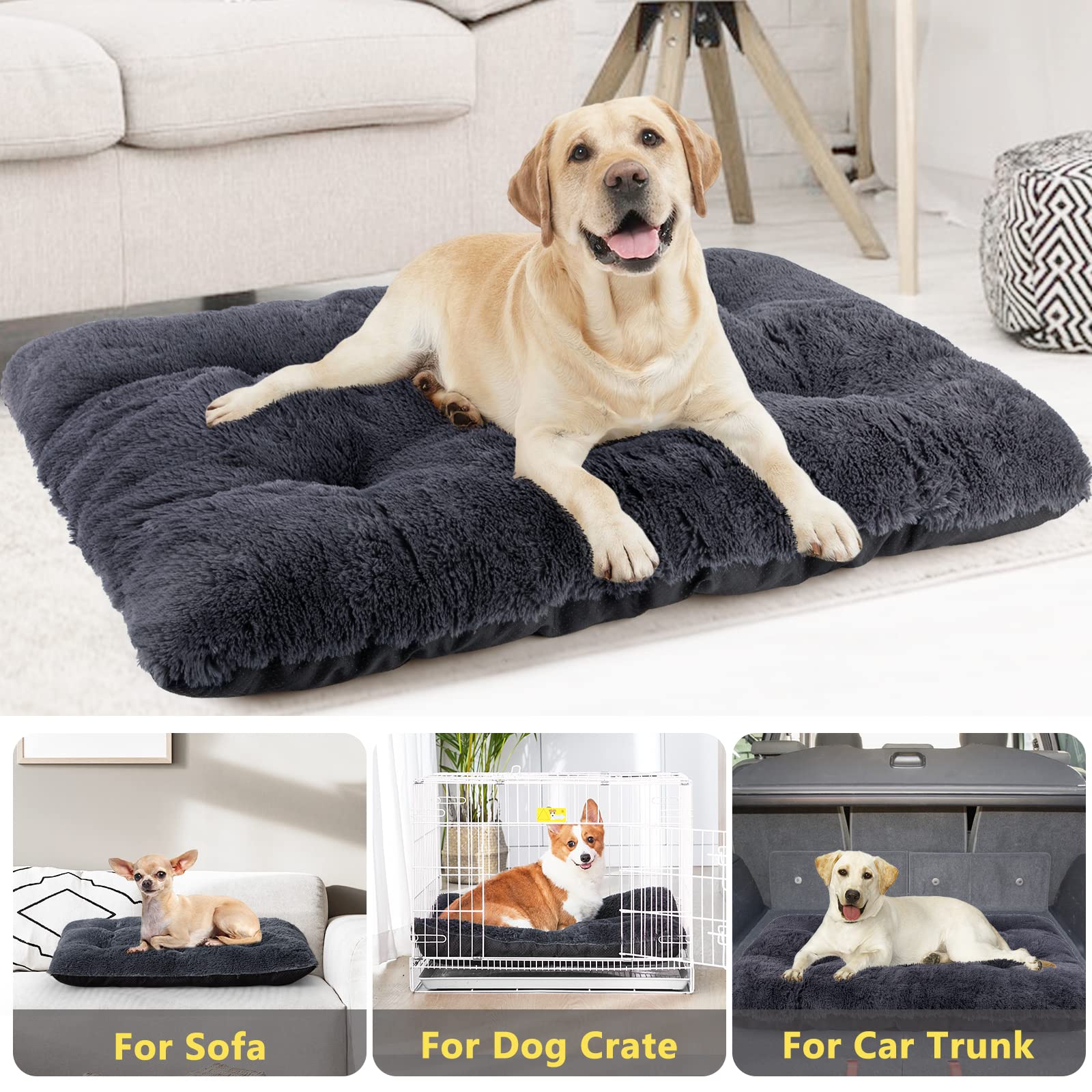 JOEJOY cama jaula para perros uso en casa o coche