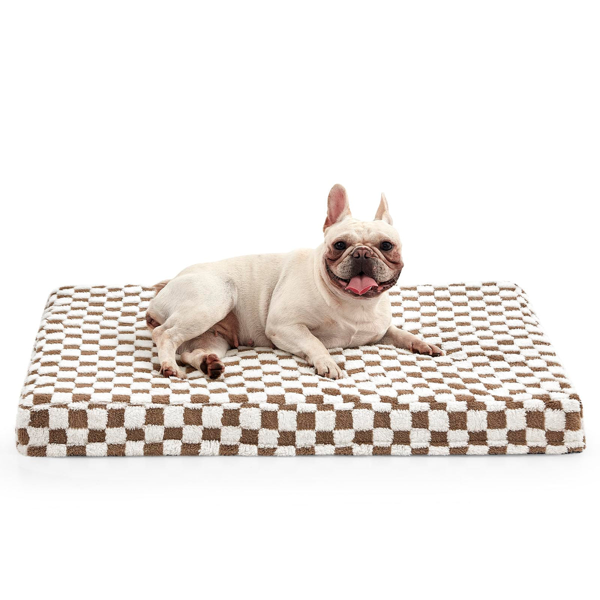 Cama ortopédica JOEJOY para perros medianos con espuma tipo panal y soporte.