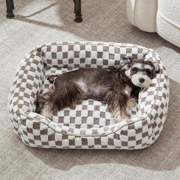JOEJOY diseño con patrón checker y colores elegantes para combinar con la decoración