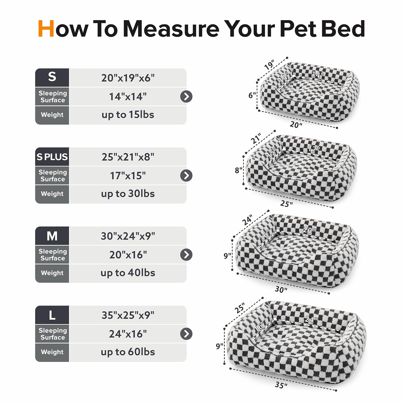 Cama JOEJOY lavable a máquina o a mano para limpieza