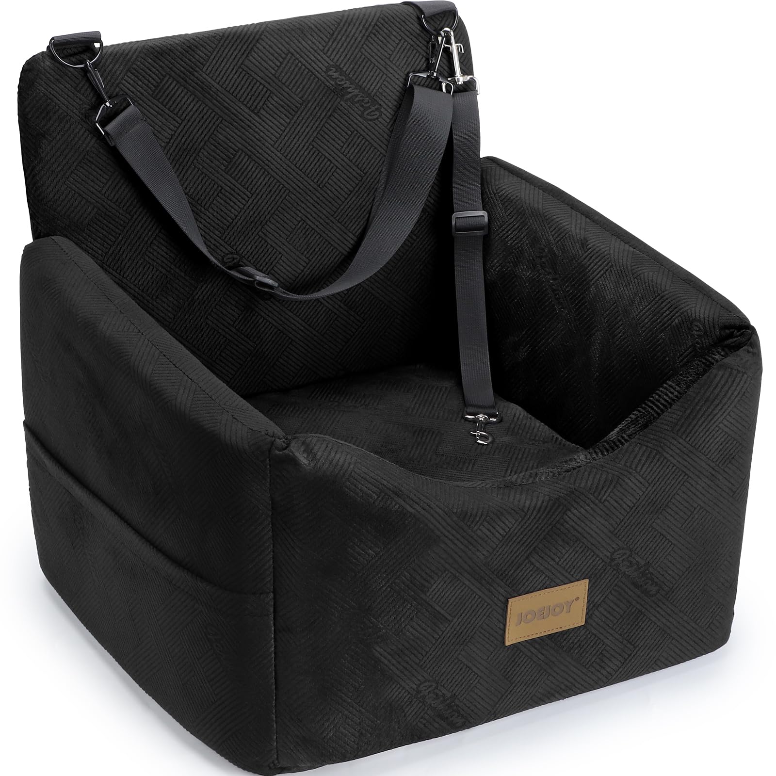 JOEJOY Asiento elevador para perro ofrece vista exterior y mayor confort en cada viaje.